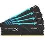 Memória HyperX Fury RGB, 64GB (4x16GB), 3200MHz, DDR4, CL16, Preto - HX432C16FB3AK4/64