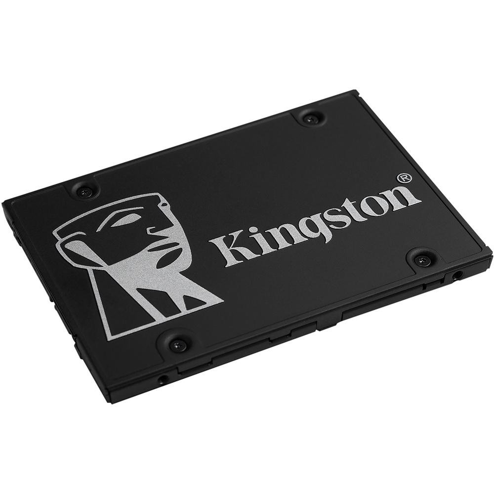 SSD Kingston KC600, 512GB, SATA III, 2.5", Leitura: 550MB/s, Gravação: 520MB/s, Corporativo, Preto - SKC600/512G