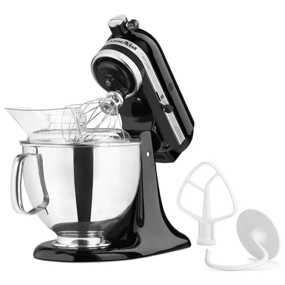 Batedeira Planetária KitchenAid Stand Mixer Artisan, 4.8L, 10 Velocidades, Onyx Black, 220V - KEA30CEPNA Batedeira Planetária KitchenAid Stand Mixer Artisan, 4.8L, 10 Velocidades, Onyx Black, 220V - KEA30CEPNA