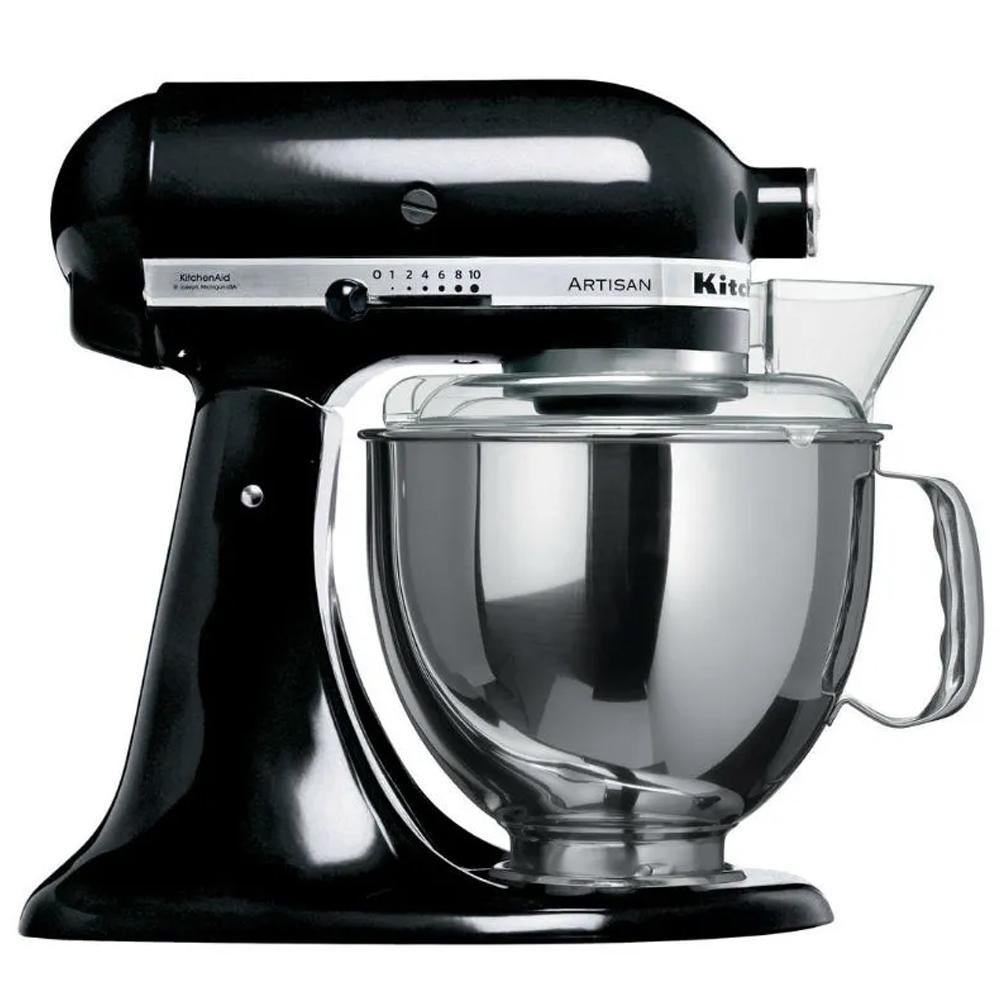 Batedeira Planetária KitchenAid Stand Mixer Artisan, 4.8L, 10 Velocidades, Onyx Black, 220V - KEA30CEPNA Batedeira Planetária KitchenAid Stand Mixer Artisan, 4.8L, 10 Velocidades, Onyx Black, 220V - KEA30CEPNA