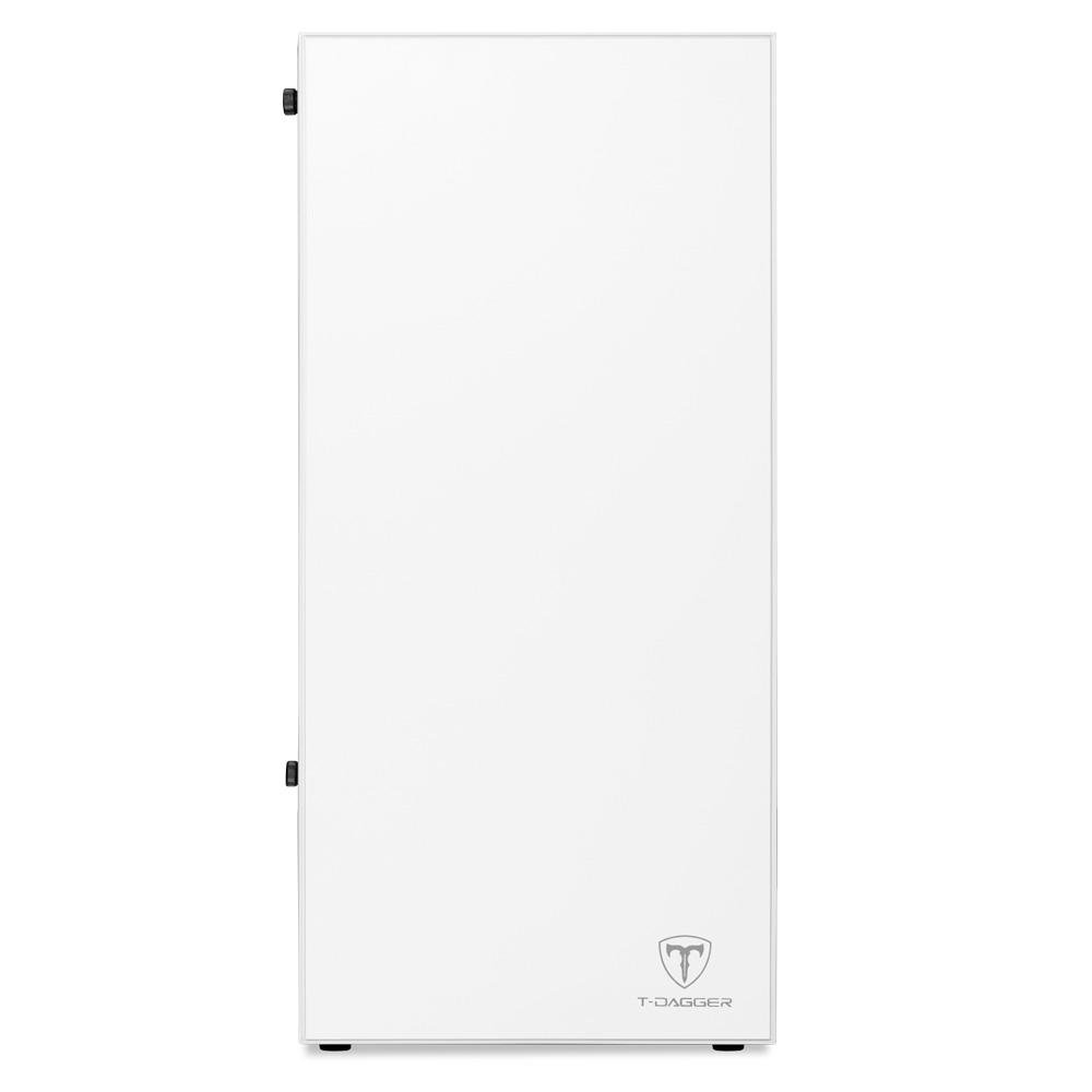Gabinete Gamer T-Dagger Cube White, Mid Tower, Lateral em Vidro, Sem FANs, Branco - T-TGC305W