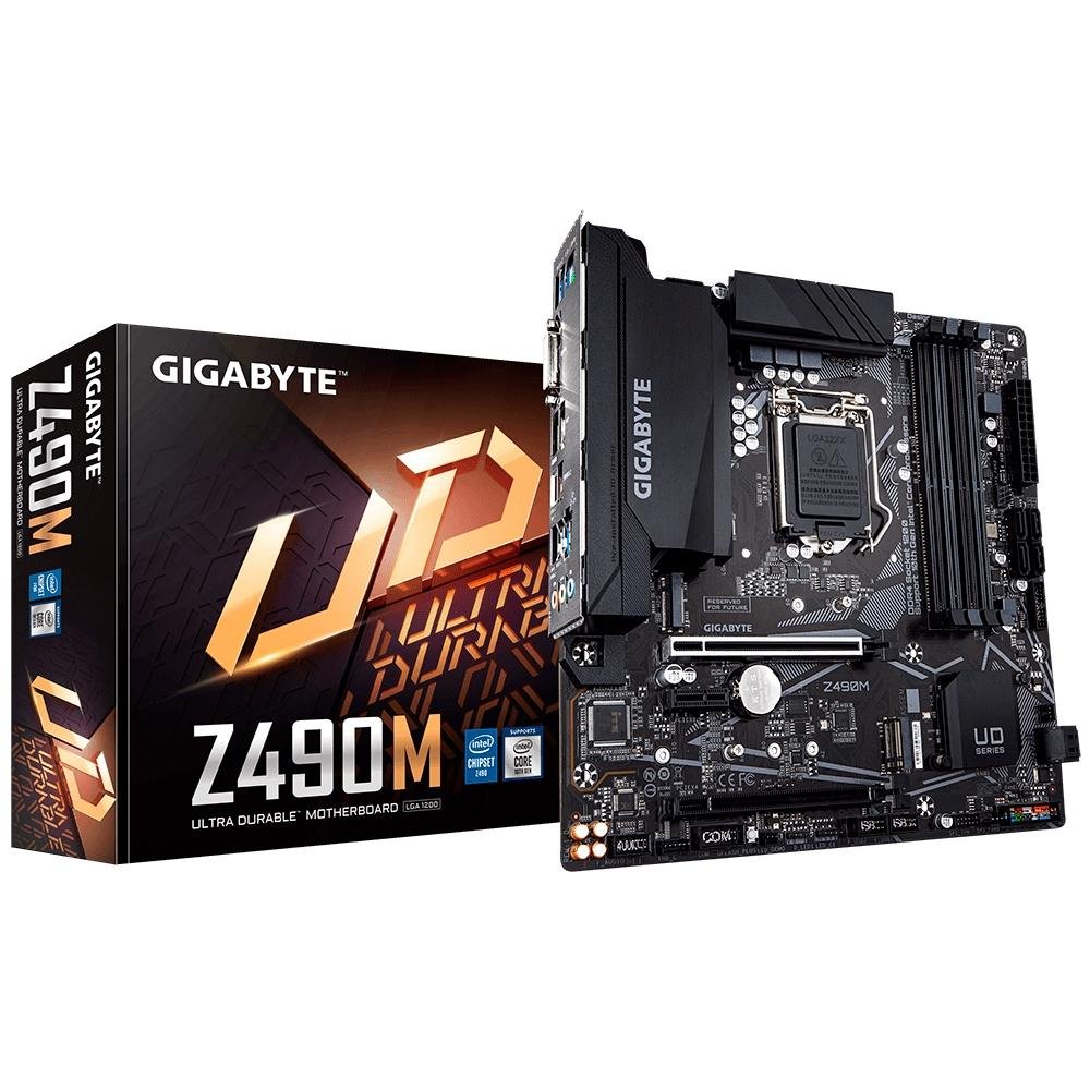Placa Mãe Gigabyte Z490M, Intel LGA 1200, mATX, DDR4 | KaBuM!