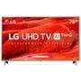 Smart TV LG 75 Polegadas LED UHD 4K, 4 HDMI, 2 USB, Wi-Fi, Conversor Digital, ThinQ AI, Google Assistant, HDR - 75UM7510