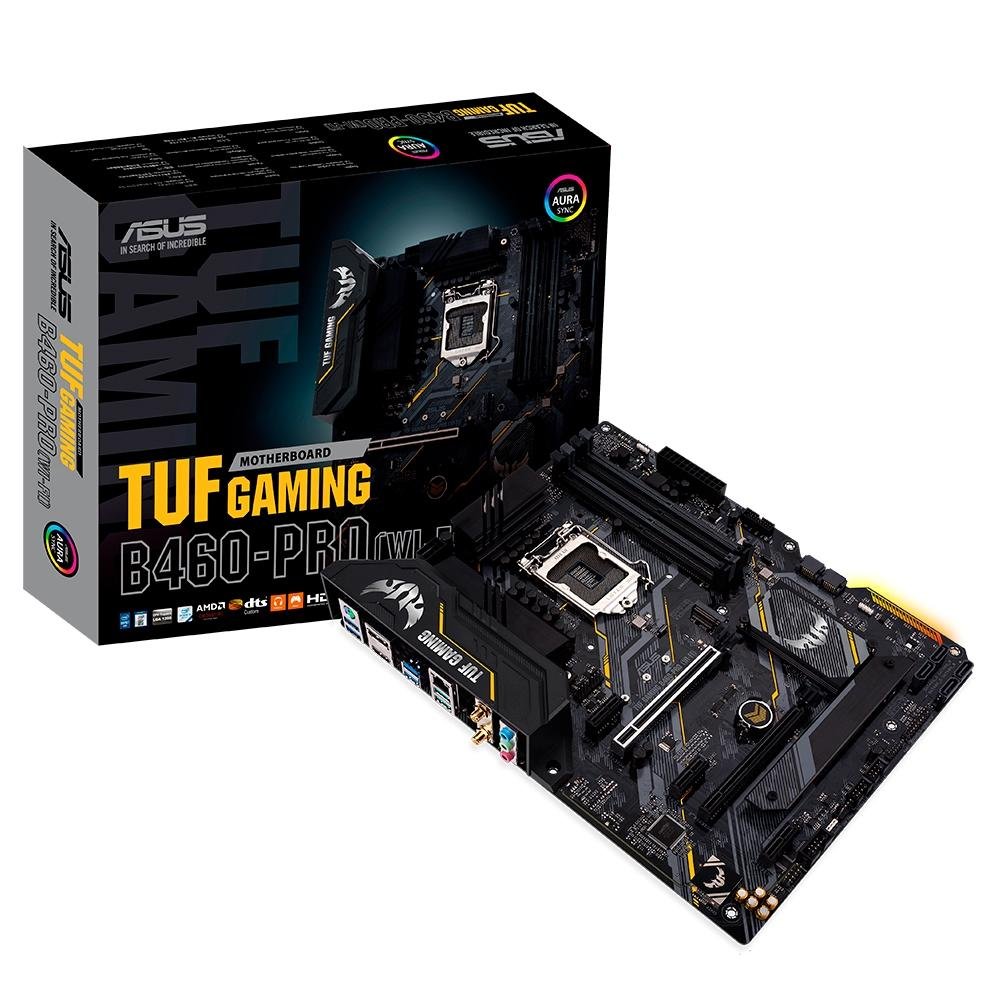 ASUS TUF GAMING B460-PRO(WI-FI) マザーボード Placa-Mãe Asus TUF Gaming B460-PRO (Wi-Fi), Intel LGA 1200