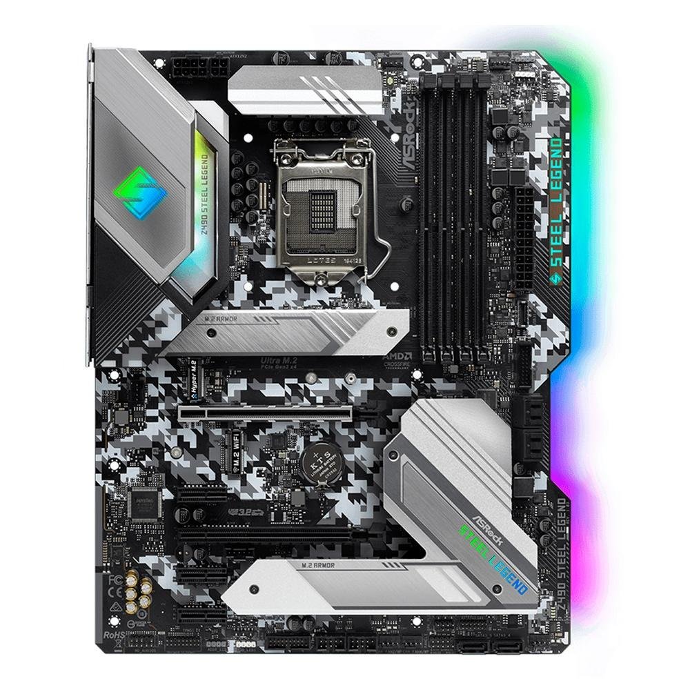H*◯様 i7-10700+z490 steel legend Placa Mãe ASRock Z490 Steel Legend, Intel LGA 1200, ATX, DDR4 - 90