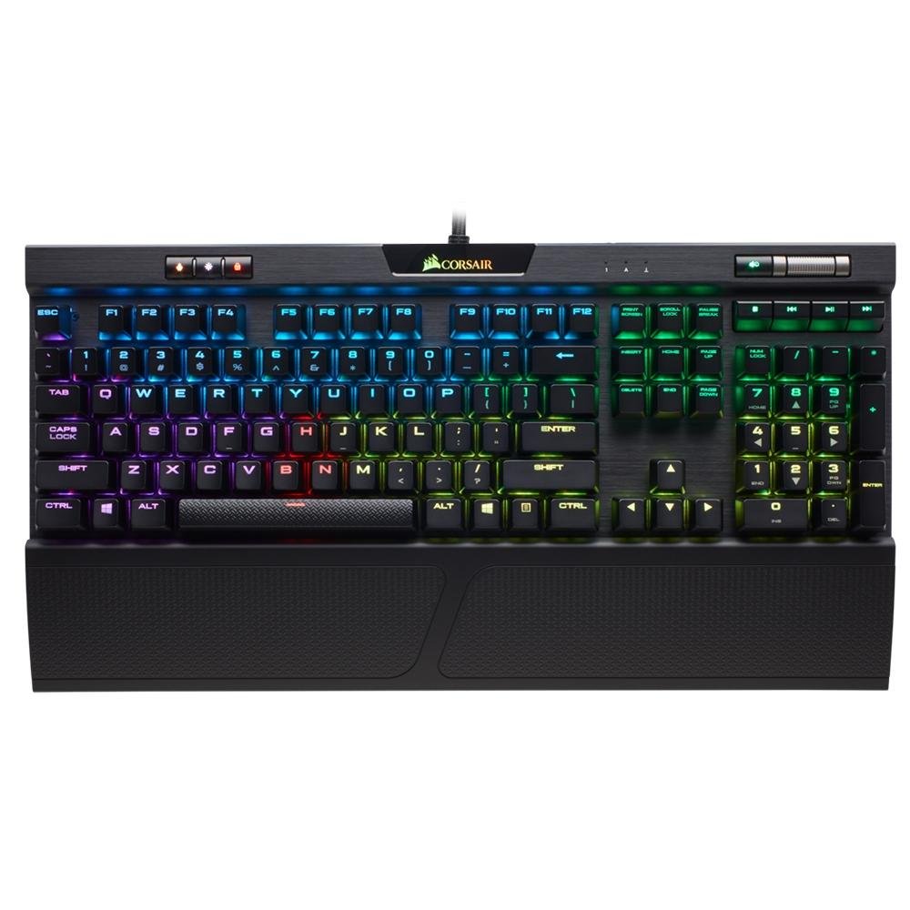 コルセア　K70Lux　CherryMXMk2 Teclado Mecânico Gamer Corsair K70 MK.2, RGB, Switch Cherry MX