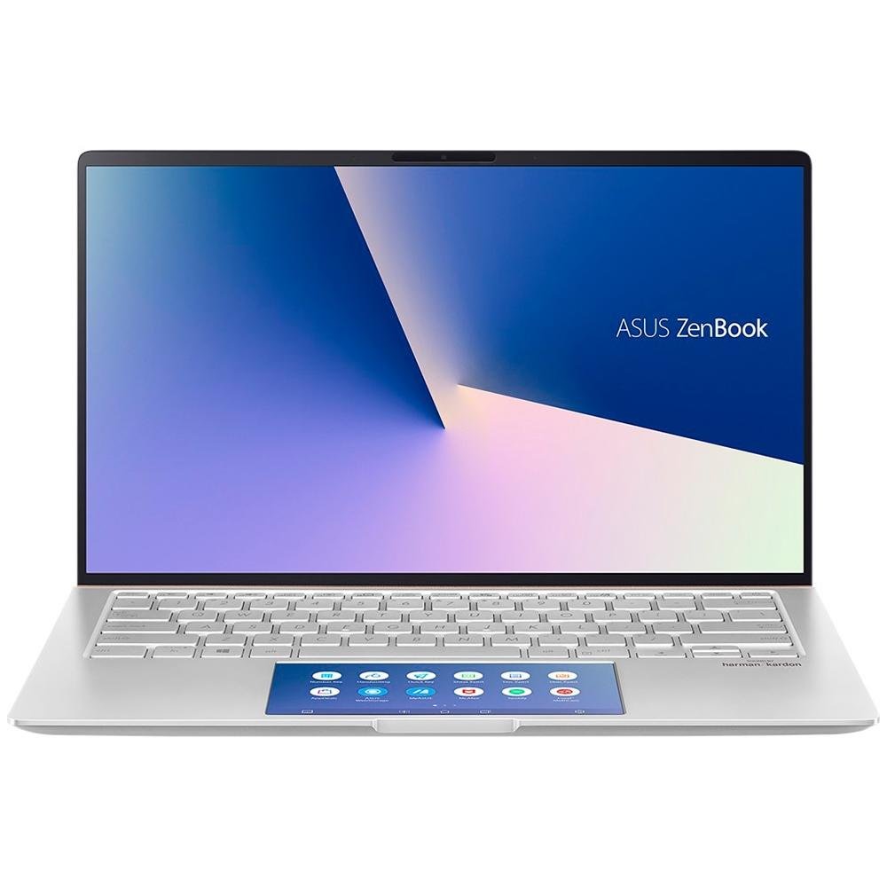 Notebook Asus ZenBook Intel Core i7-10510U, 8GB, SSD 256GB, Windows 10 Home, 14´, Prata - UX434FAC-A6339T Notebook Asus ZenBook Intel Core i7-10510U, 8GB, SSD 256GB, Windows 10 Home, 14´, Prata - UX434FAC-A6339T