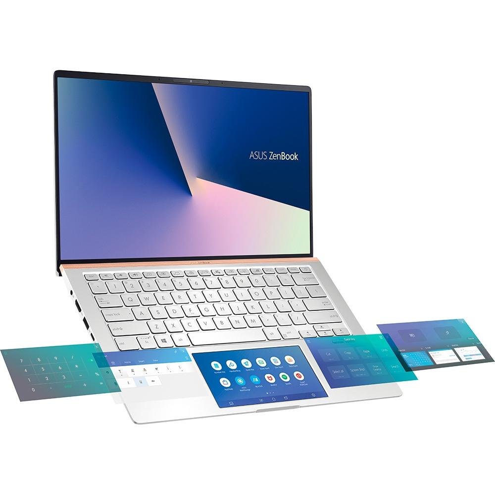 Notebook Asus ZenBook Intel Core i7-10510U, 8GB, SSD 256GB, Windows 10 Home, 14´, Prata - UX434FAC-A6339T Notebook Asus ZenBook Intel Core i7-10510U, 8GB, SSD 256GB, Windows 10 Home, 14´, Prata - UX434FAC-A6339T
