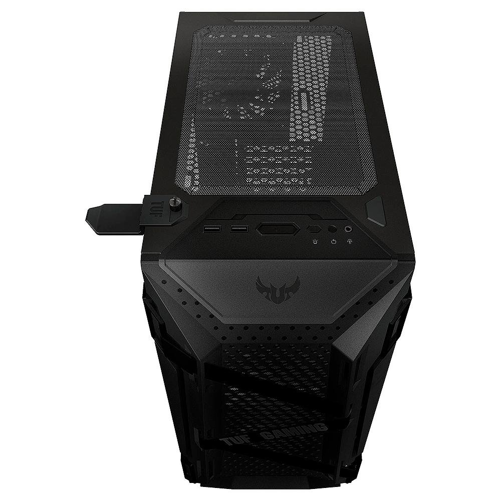 Gabinete Gamer Asus TUF Gaming GT301 Mid Tower, Aura RGB, com FAN, Lateral em Vidro - 90DC0040-B40000 Gabinete Gamer Asus TUF Gaming GT301 Mid Tower, Aura RGB, com FAN, Lateral em Vidro - 90DC0040-B40000