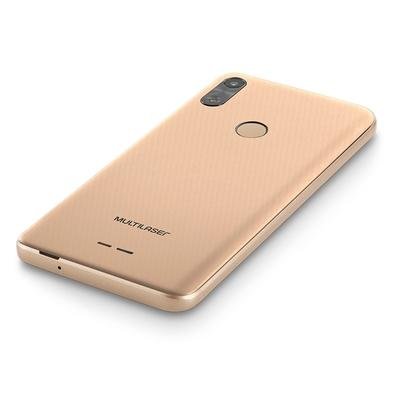 Smartphone Multilaser F, 32GB, 5MP, Tela 5.5´, Dourado + Capa Protetora -  P9131 | KaBuM!