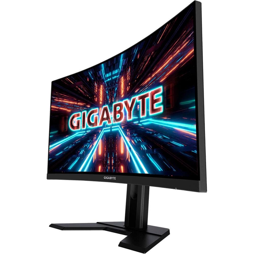 GIGABYTE 27型湾曲モニター G27QC 165fps/1ms/WQHD Monitor Gamer Gigabyte 27 Curvo QHD, 165Hz, 1ms, HDMI e