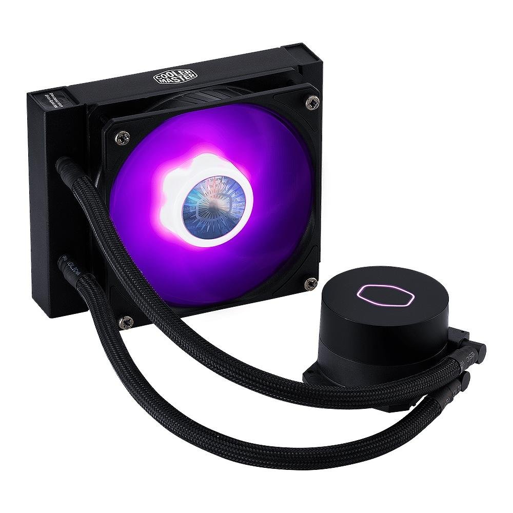 Water Cooler Cooler Master MasterLiquid ML120L V2, RGB, 120mm, AMD/Intel, Preto - MLW-D12M-A18PC-R2 Water Cooler Cooler Master MasterLiquid ML120L V2, RGB, 120mm, AMD/Intel, Preto - MLW-D12M-A18PC-R2