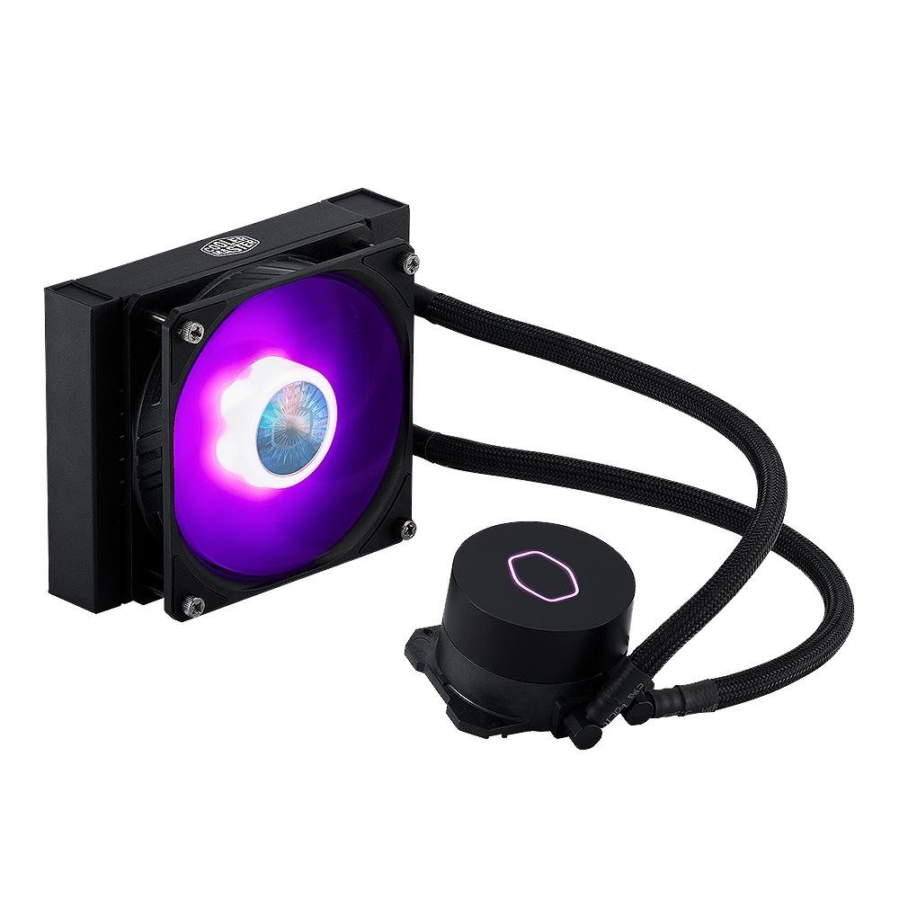 Water Cooler Cooler Master MasterLiquid ML120L V2, RGB, 120mm, AMD/Intel, Preto - MLW-D12M-A18PC-R2 Water Cooler Cooler Master MasterLiquid ML120L V2, RGB, 120mm, AMD/Intel, Preto - MLW-D12M-A18PC-R2