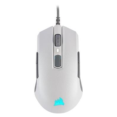 Mouse Gamer Corsair M55 Pro, RGB, 8 Botões, 12400DPI, Branco no KaBuM!