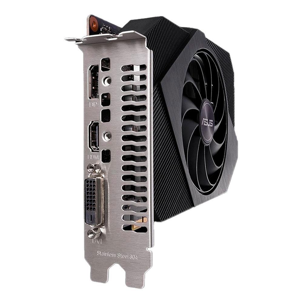 Placa de Vídeo GTX 1650 OC Edition Asus Phoenix NVIDIA GeForce, 4GB, GDDR6 - PH-GTX1650-O4GD6 Placa de Vídeo GTX 1650 OC Edition Asus Phoenix NVIDIA GeForce, 4GB, GDDR6 - PH-GTX1650-O4GD6