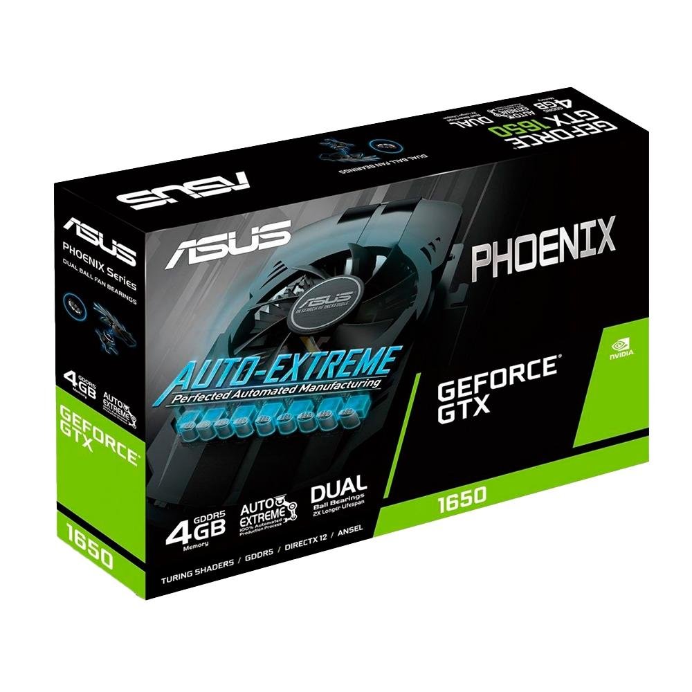Placa de Vídeo Asus NVIDIA GeForce 1650OC | KaBuM!