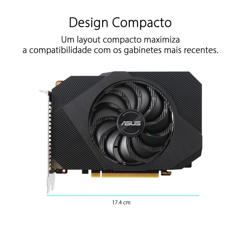 Placa de Vídeo Asus NVIDIA GeForce 1650OC | KaBuM!