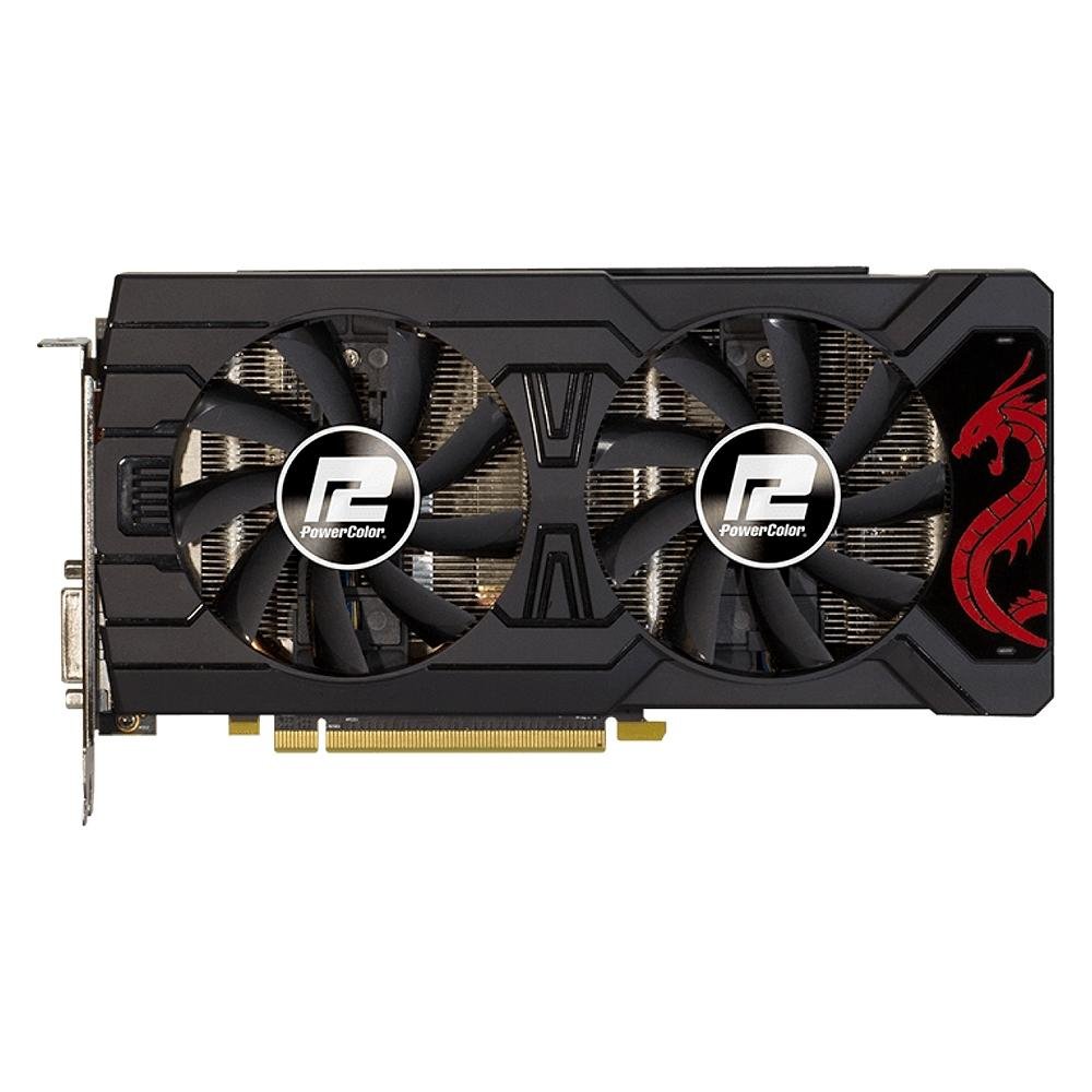 Placa de Vídeo PowerColor Red Dragon AMD Radeon RX 570, 8GB, GDDR5 - AXRX 570 8GBD5-DHDV3/OC