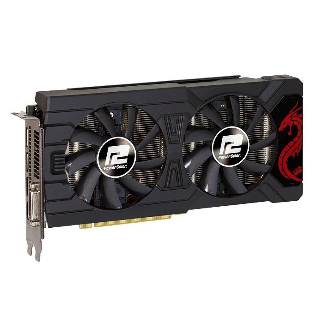 Placa de Vídeo PowerColor Red Dragon AMD Radeon RX 570, 8GB, GDDR5 - AXRX 570 8GBD5-DHDV3/OC