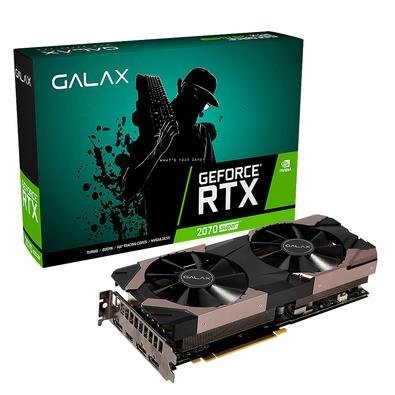 Placa de Vídeo Galax NVIDIA GeForce RTX 2070 Super 1-Click OC, 8GB, GDDR6 - 27ISL6MD441C Menor preço em Placa de Vídeo Galax NVIDIA GeForce RTX 2070 Super 1-Click OC, 8GB, GDDR6 - 27ISL6MD441C