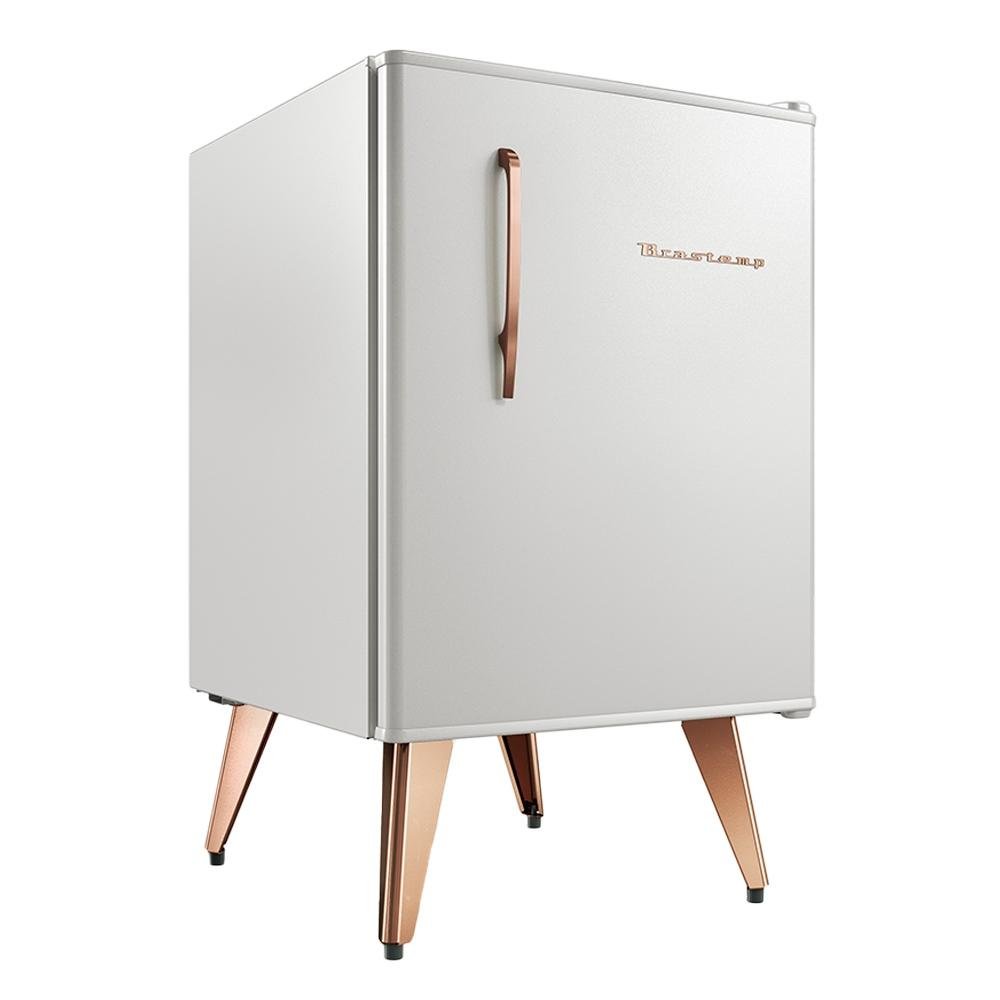 Frigobar Brastemp Retrô, 76L, 110V, Branco - BRA08BBANA Frigobar Brastemp Retrô, 76L, 110V, Branco - BRA08BBANA