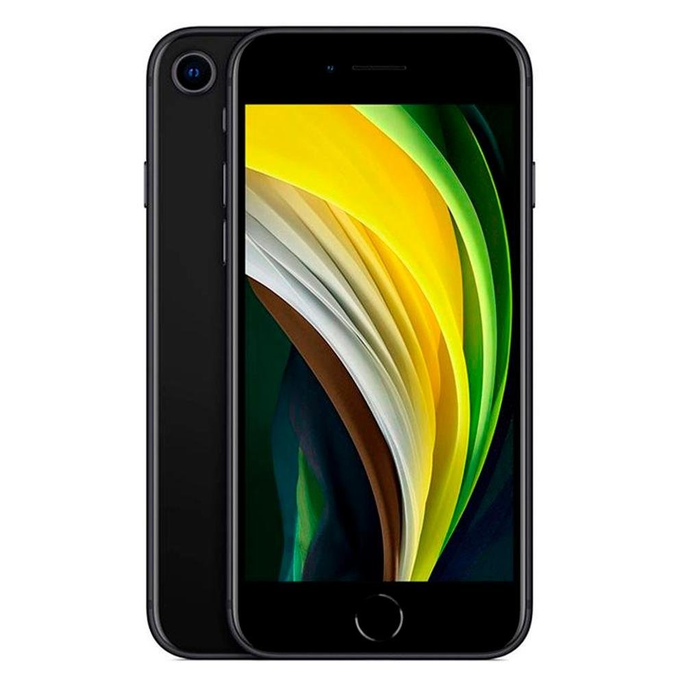 iPhone SE Apple 256GB Preto, 4G, Tela de 4.7, Câmera Traseira 12MP