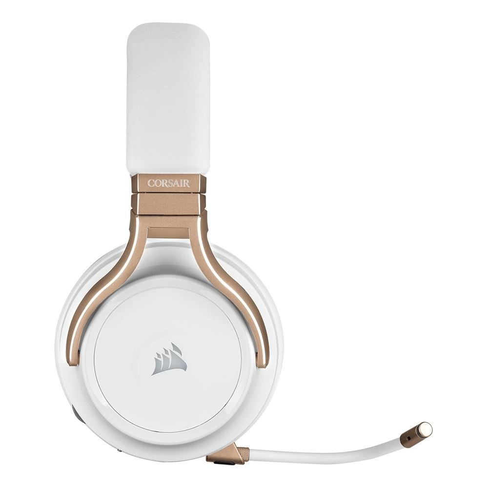 Headset Sem Fio Gamer Corsair Virtuoso Premium Pérola, RGB, Som Surround 7.1, Drivers 50mm, Múltiplas Plataformas - CA-9011224-NA Headset Sem Fio Gamer Corsair Virtuoso Premium Pérola, RGB, Som Surround 7.1, Drivers 50mm, Múltiplas Plataformas - CA-9011224-NA