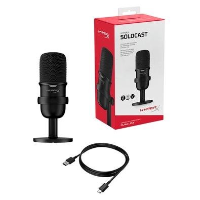 Microfone HyperX Solocast para PC, PS5 | KaBuM!