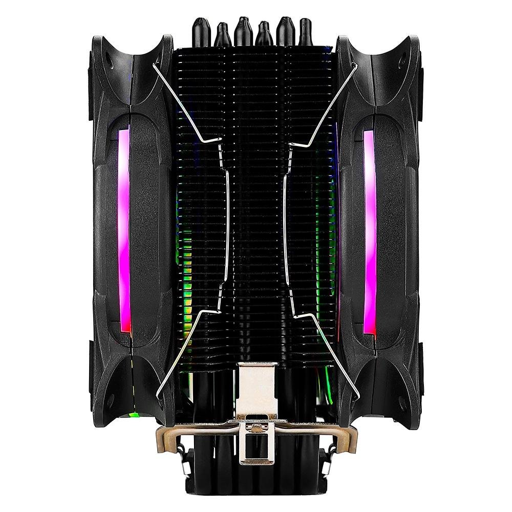 Air Cooler Rise Mode Winter Black, ARGB, AMD/Intel, 120mm, Preto - RM-ACW-01-ARGB Air Cooler Rise Mode Winter Black, ARGB, AMD/Intel, 120mm, Preto - RM-ACW-01-ARGB