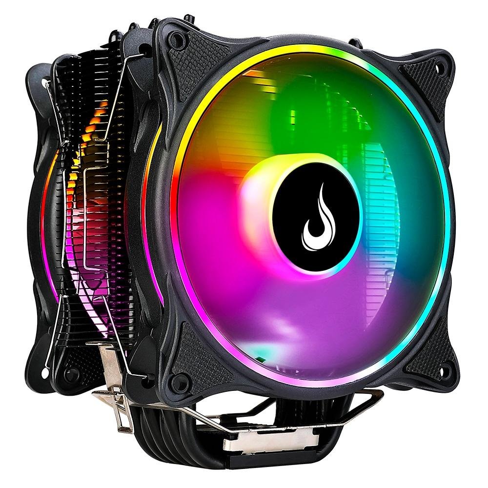 Air Cooler Rise Mode Winter Black, ARGB, AMD/Intel, 120mm, Preto - RM-ACW-01-ARGB Air Cooler Rise Mode Winter Black, ARGB, AMD/Intel, 120mm, Preto - RM-ACW-01-ARGB