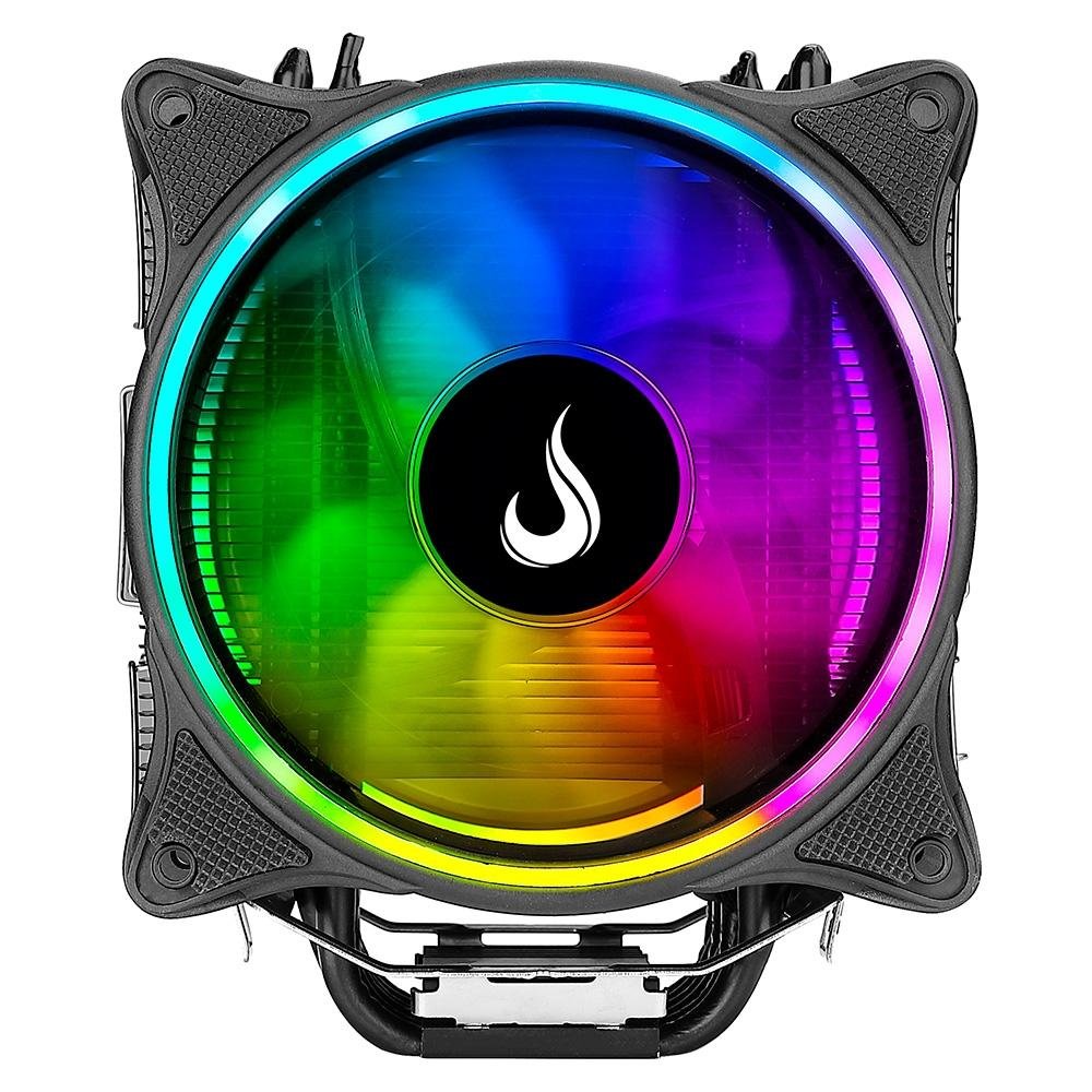 Air Cooler Rise Mode Winter Black, ARGB, AMD/Intel, 120mm, Preto - RM-ACW-01-ARGB Air Cooler Rise Mode Winter Black, ARGB, AMD/Intel, 120mm, Preto - RM-ACW-01-ARGB