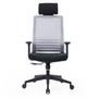 Cadeira Office Husky Sit 350, Light Grey, Encosto de Cabeça Fixo, Cilindro de Gás Classe 3, Base em Nylon - HTCD006