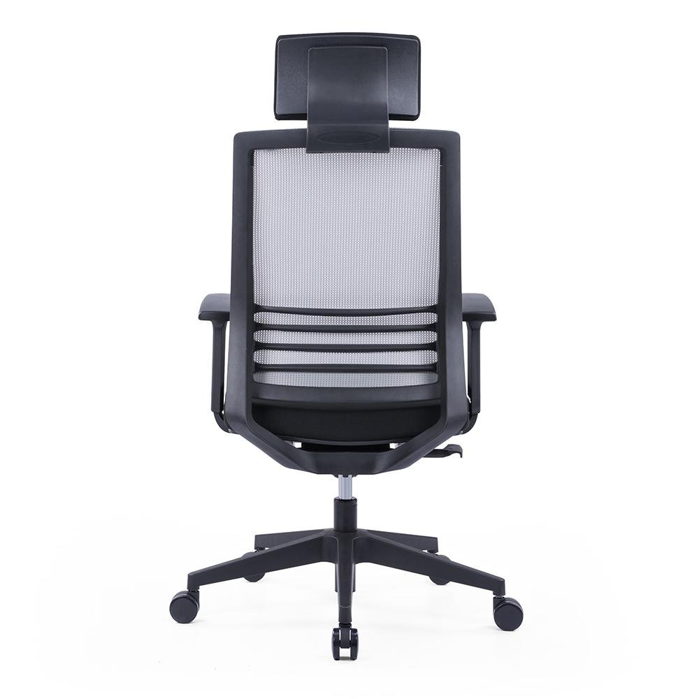 Cadeira Office Husky Sit 350, Light Grey, Encosto de Cabeça Fixo, Cilindro de Gás Classe 3, Base em Nylon - HTCD006
