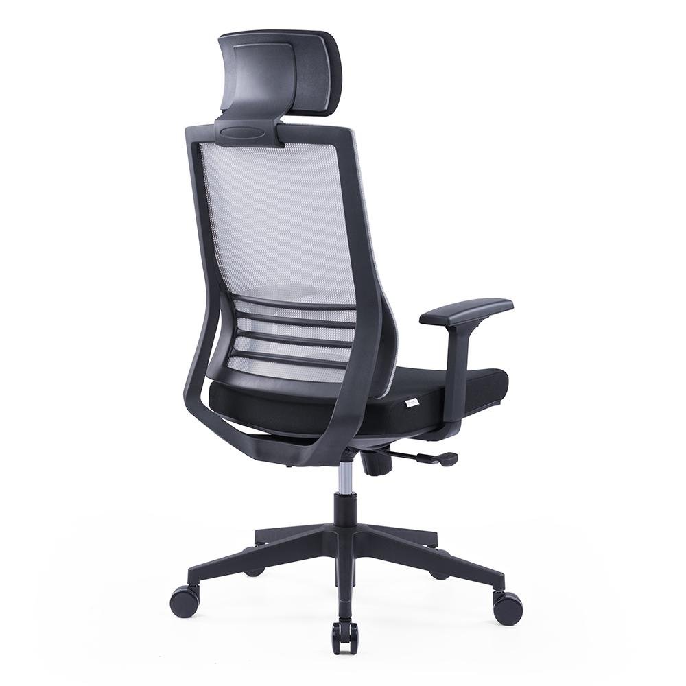 Cadeira Office Husky Sit 350, Light Grey, Encosto de Cabeça Fixo, Cilindro de Gás Classe 3, Base em Nylon - HTCD006