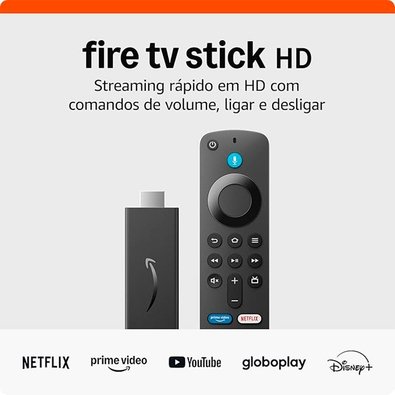 Fire TV Stick Full HD, com Controle Remoto por Voz com Alexa - B0CQMT33WX