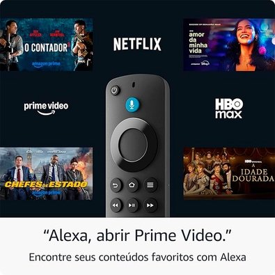 Fire TV Stick Full HD, com Controle Remoto por Voz com Alexa - B0CQMT33WX