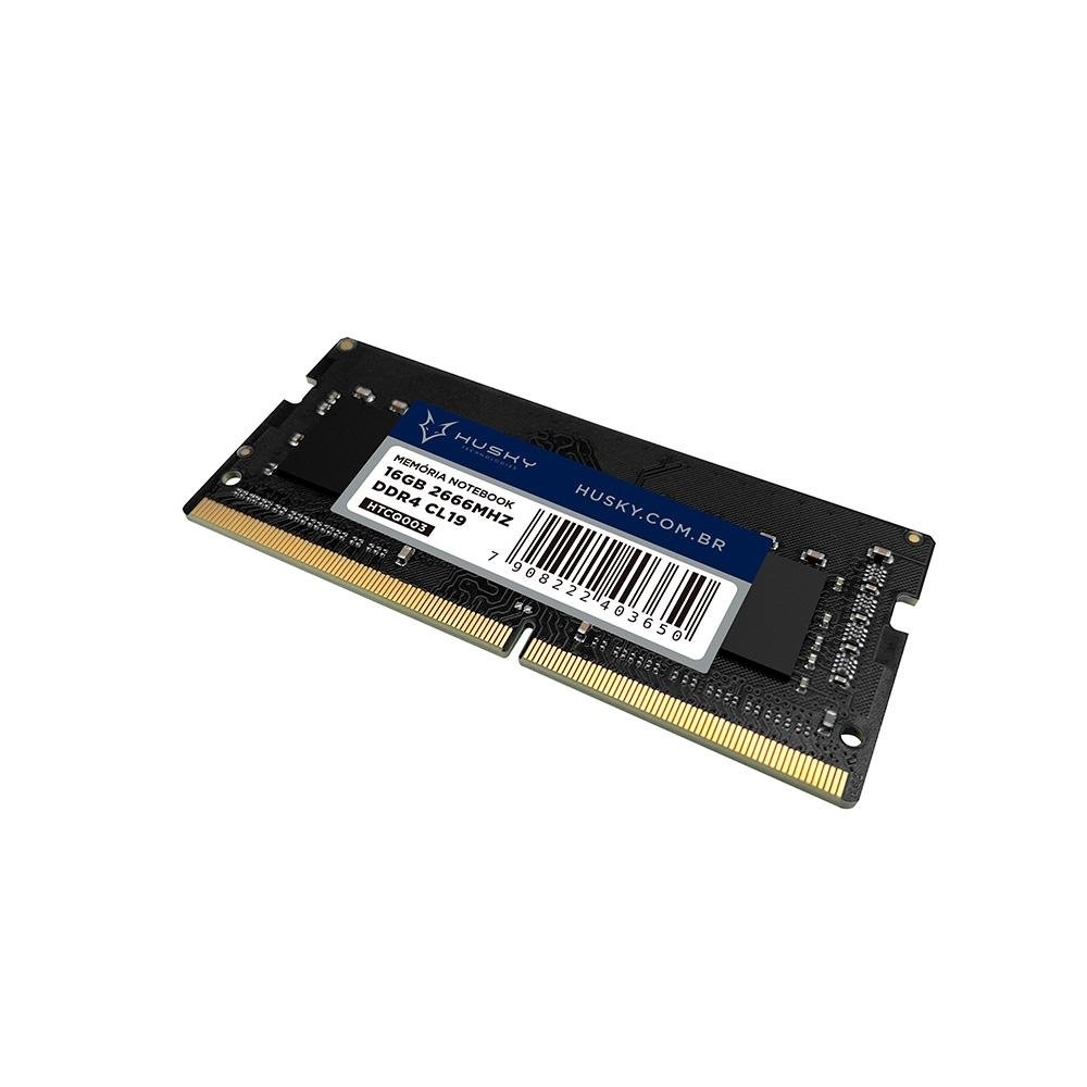 Memória Para Notebook Husky Technologies, 16GB, 2666MHz, DDR4, CL19 - HTCQ003