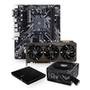 Kit Placa de Ví­deo Asus RTX 3070 + Fonte Asus TUF-GAMING-750B, 750W  + Placa-Mãe Gigabyte B450M + Gravador Asus Externo Stylish Diamond