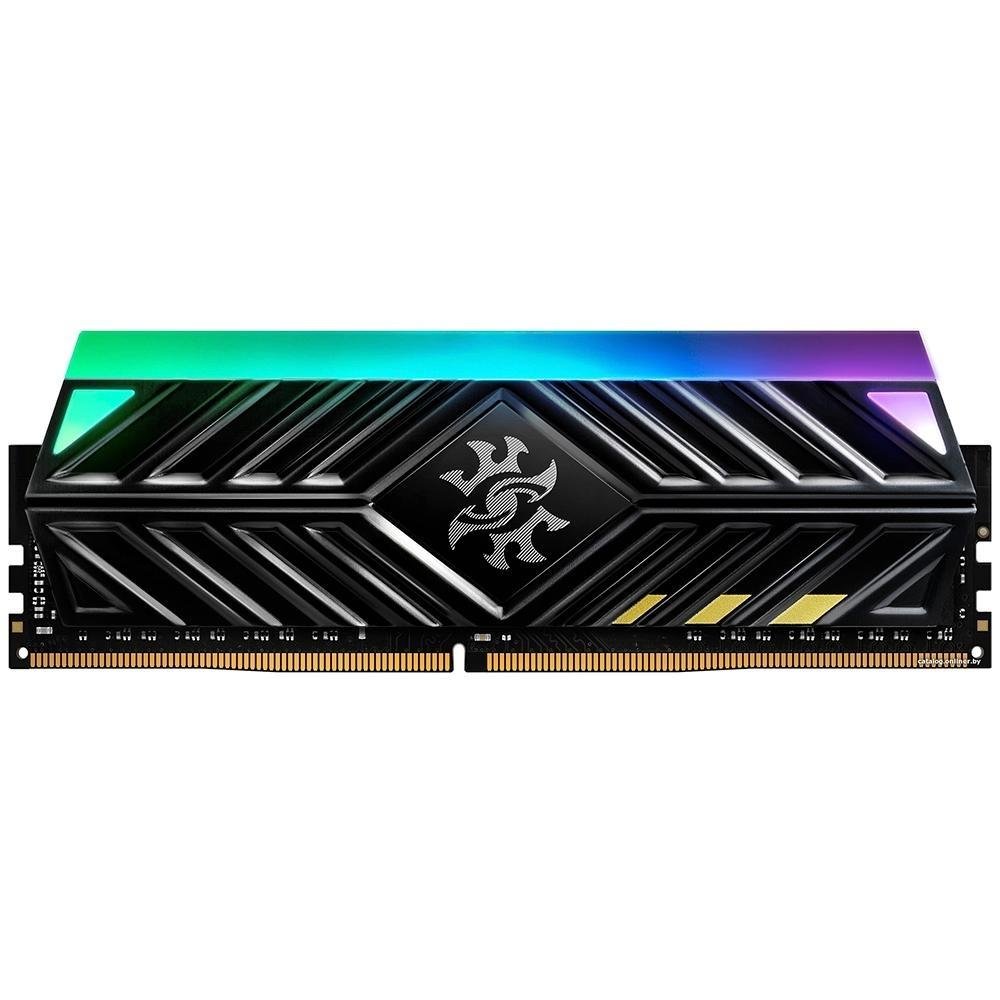 Memória RAM XPG Spectrix D41 TUF RGB, 8GB, 3200MHz, DDR4, CL16, Preto - AX4U32008G16A-SB41 Memória RAM XPG Spectrix D41 TUF RGB, 8GB, 3200MHz, DDR4, CL16, Preto - AX4U32008G16A-SB41