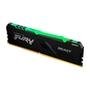 Memória RAM Kingston Fury Beast, RGB, 8GB, 3200MHz, DDR4, CL16, Preto - KF432C16BBA/8