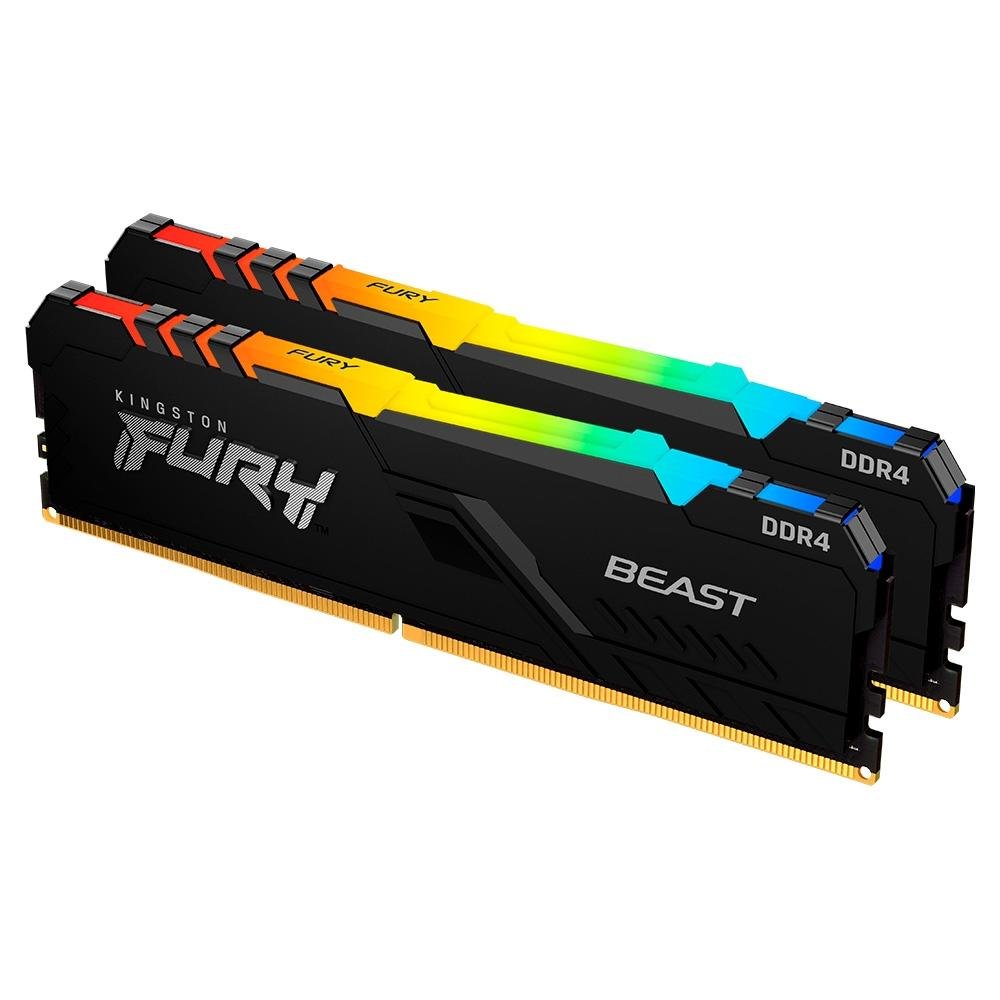 kingstonFURY8gb HYPERXFURY8gb 3733mt美品 Memória Kingston Fury Beast | KaBuM!