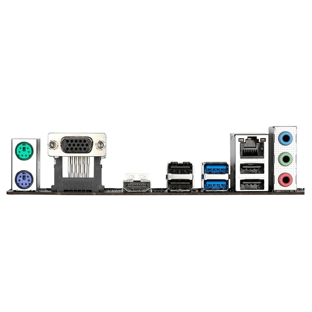 Placa-Mãe Gigabyte H410M H V3, Rev. 1.0, Intel LGA 1200, mATX, DDR4, Preto - H410M H V3 Placa-Mãe Gigabyte H410M H V3, Rev. 1.0, Intel LGA 1200, mATX, DDR4, Preto - H410M H V3