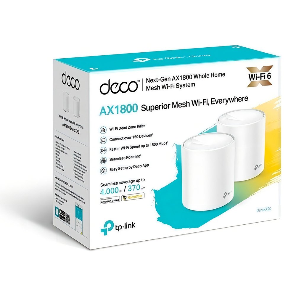 Roteador TP-Link Deco Mesh X20 Wi-Fi 6 | KaBuM!
