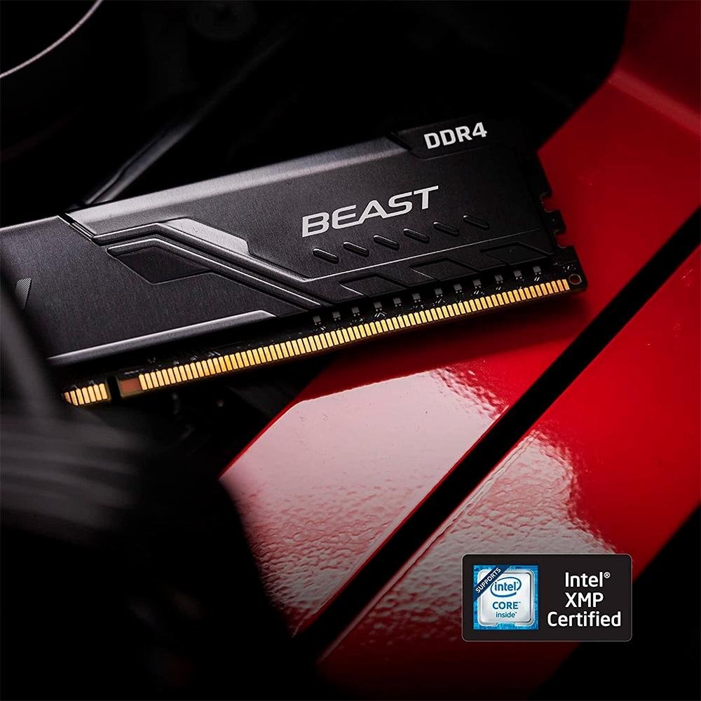 Memória Kingston Fury Beast, 32GB (2x16GB), 3600MHz, DDR4, CL18