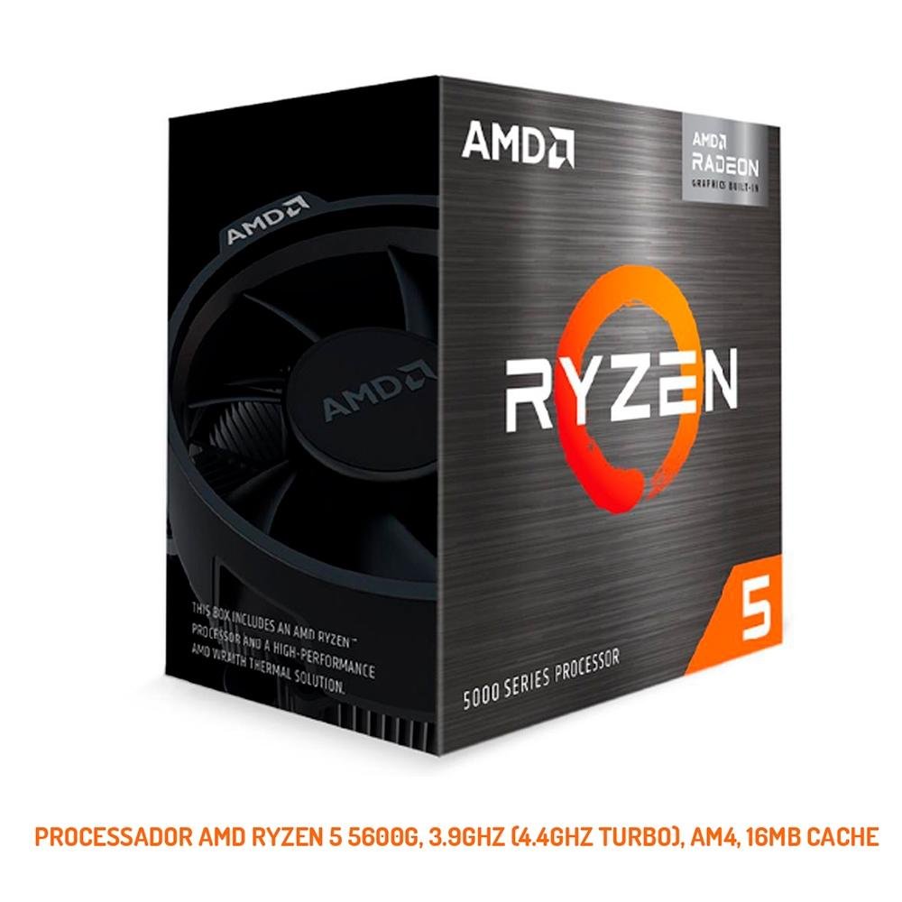 PC OnPress Powered By Asus AMD Ryzen 5 5600G, 1x Fan ARGB, 16GB DDR4, SSD 480GB, Linux, Preto - ONGR55600G16S48 PC OnPress Powered By Asus AMD Ryzen 5 5600G, 1x Fan ARGB, 16GB DDR4, SSD 480GB, Linux, Preto - ONGR55600G16S48
