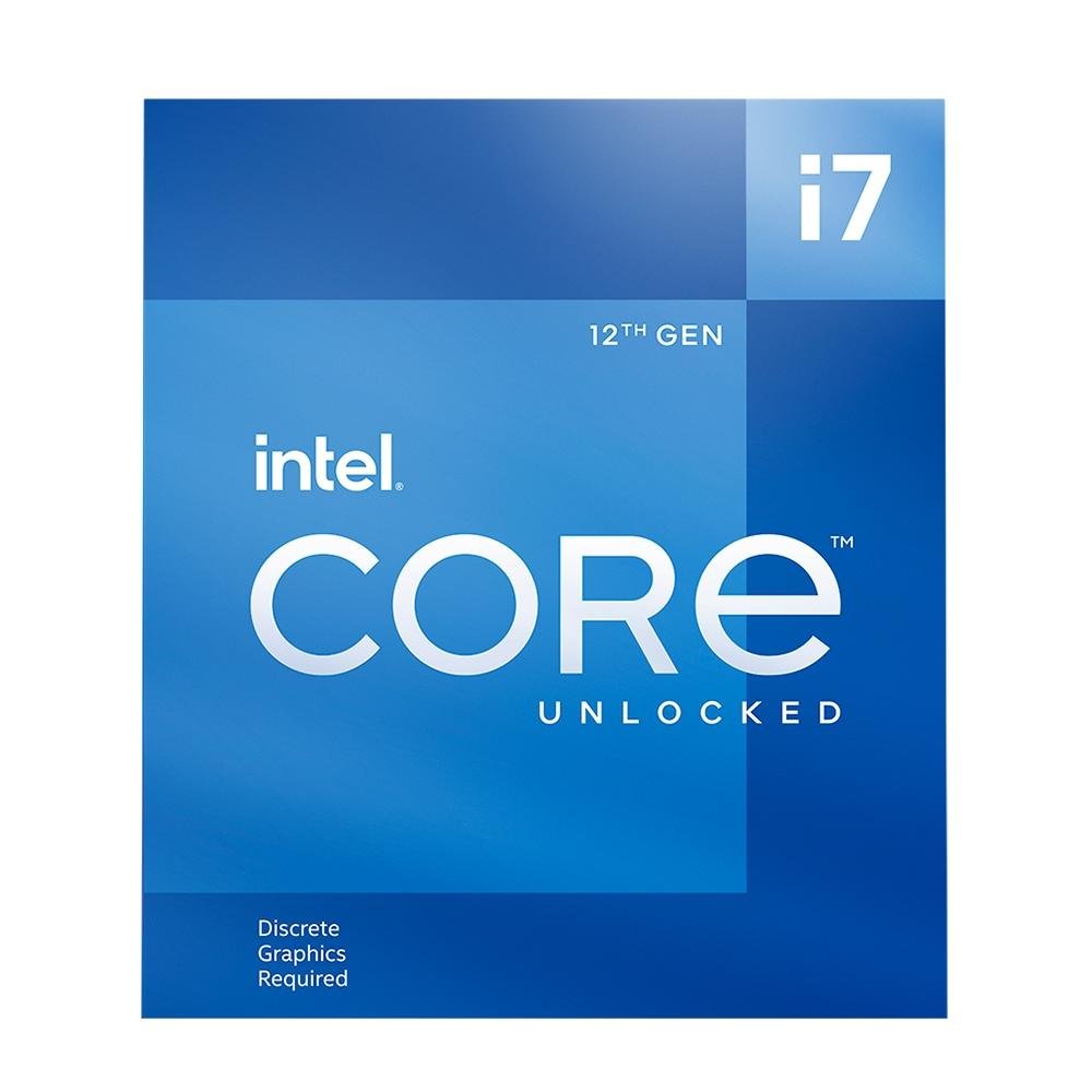 Processador Intel Core i7-12700KF, 3.6GHz (5.0GHz Max Turbo), Cache 25MB, 12 Núcleos, 20 Threads, LGA 1700 - BX8071512700KF