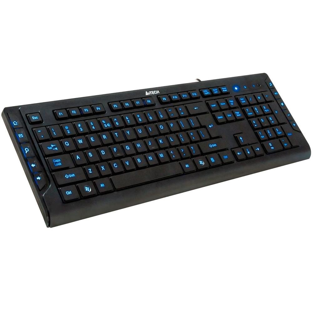 Teclado Multimídia A4 Tech LED USB KD-600L Teclado Multimídia A4 Tech LED USB KD-600L