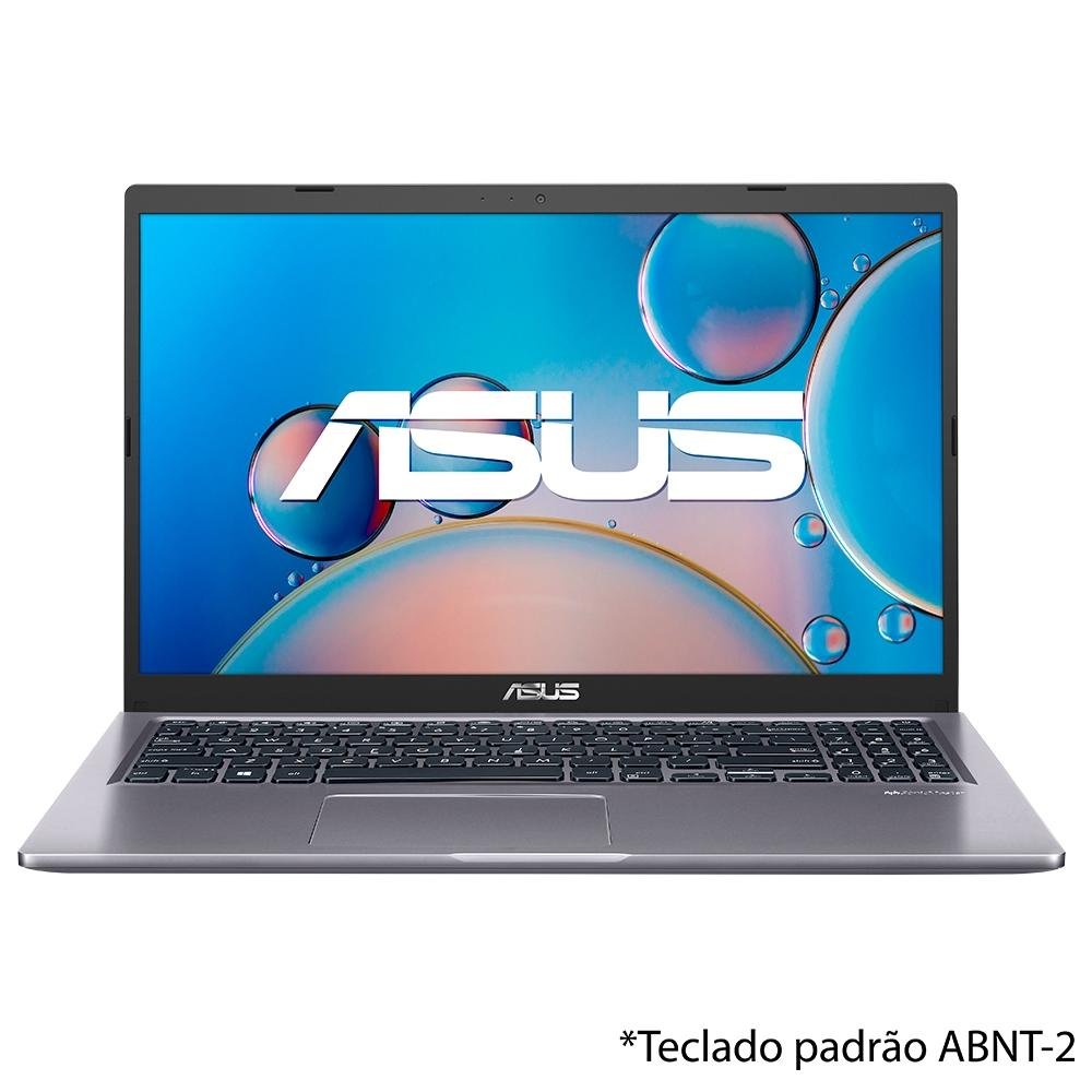 Notebook Asus Intel Core i5-1035G1, 8GB, SSD 256GB, 15.6 Full HD, Intel Graphics 620, Windows 11 Home, Cinza - X515JA-EJ1792W Notebook Asus Intel Core i5-1035G1, 8GB, SSD 256GB, 15.6 Full HD, Intel Graphics 620, Windows 11 Home, Cinza - X515JA-EJ1792W