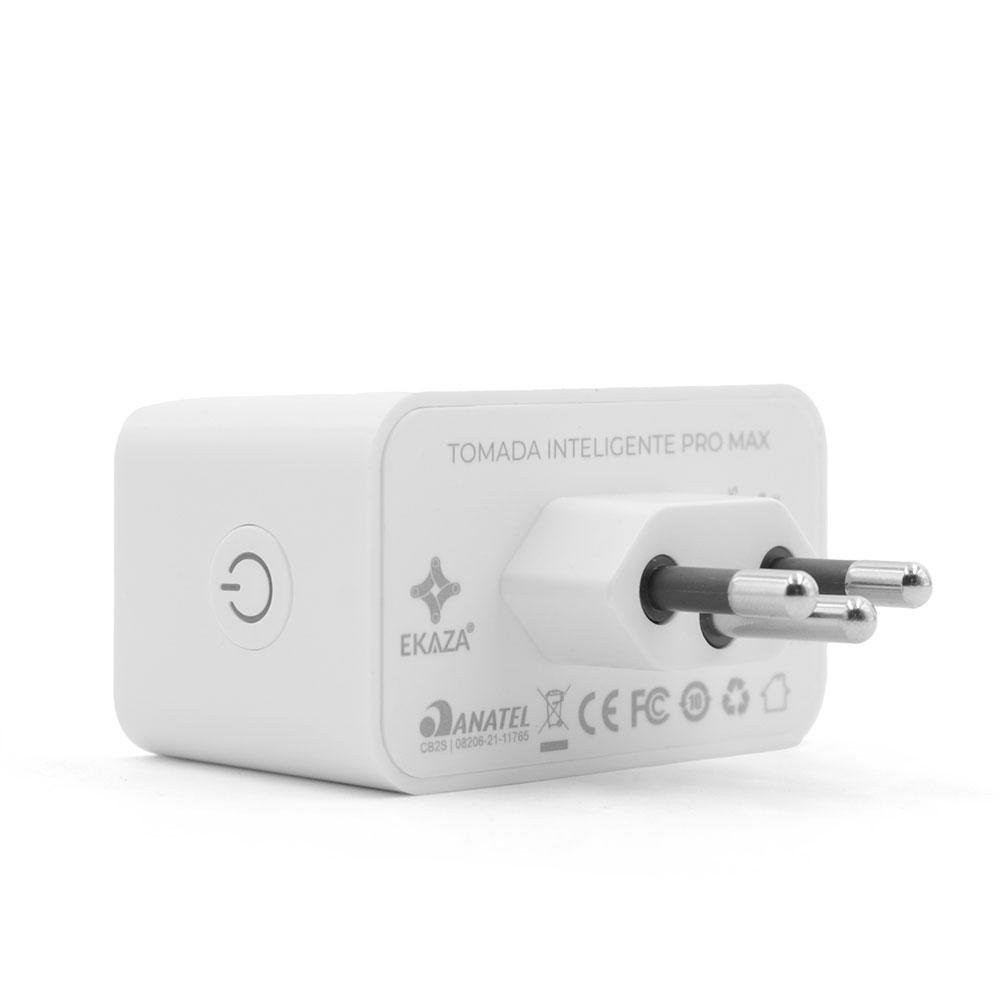 Tomada Inteligente EKAZA 20A, WiFi, Bivolt, Branco - EKHM-T105 Tomada Inteligente EKAZA 20A, WiFi, Bivolt, Branco - EKHM-T105