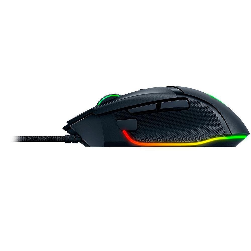 Mouse Gamer Razer Basilisk V3, RGB Chroma, 26000 DPI, Optical Switch, 11 Botões, Preto - RZ0104000100R3M1